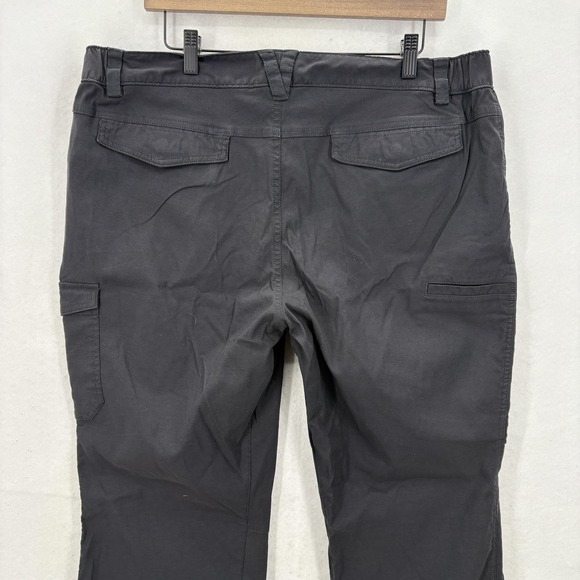 Duluth Flex Dry on the Fly Convertible Bootcut Pants Womens 18 Black Stretch - Picture 12 of 14